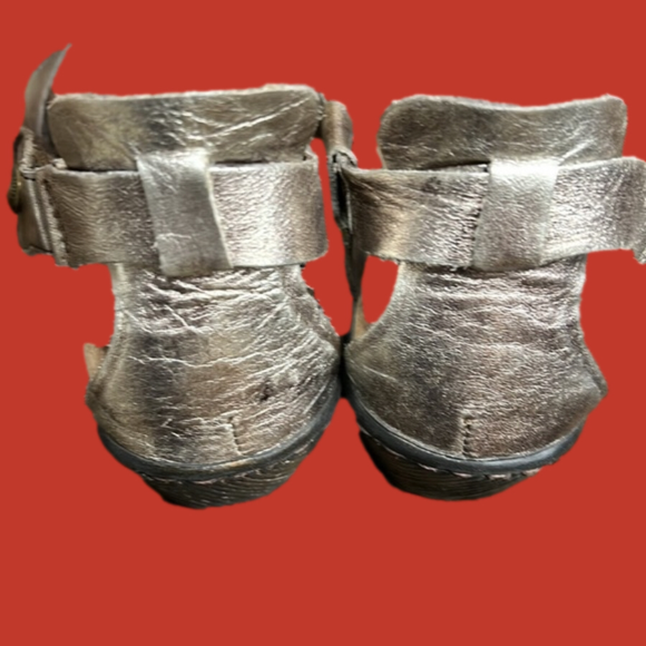 Born Sandals Strappy Wedge Leather Casual Open Toe Women's Size 11W - Picture 2 of 3